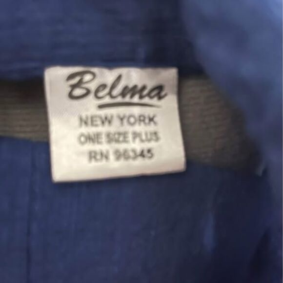Plus Oversized Like New Belma Button-Up Blouse - One Size Plus 100% Cotton C7102 - Picture 3 of 7